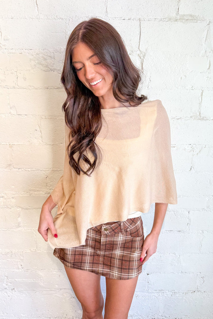 Maple Street Sweater, Pullover, Poncho, Adeline Boutique, Dallas Boutique, Women's Fashion, Thanksgiving Styles, Fall Styles