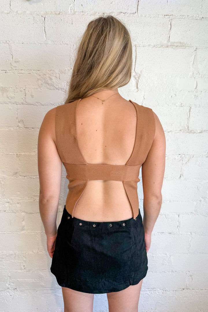 The Peekaboo Knit Top, Adeline Boutique, Dallas Boutique, Going Out Tops, Tops, Boutique Clothing, Game Day Outfits