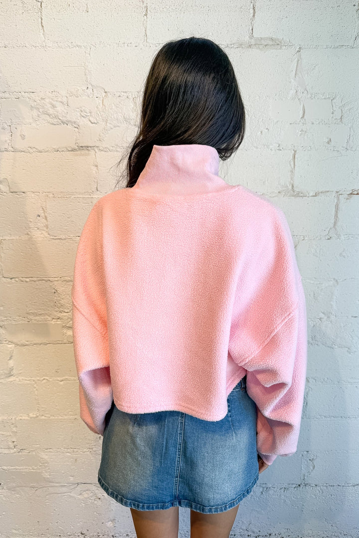 Fall sweater, pink sweater, terry sweater, fall