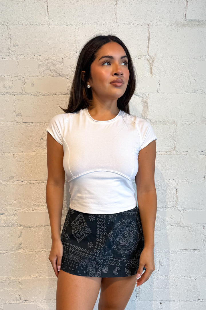 The Flirt Print Skort, adeline boutique, dallas boutique, boutique