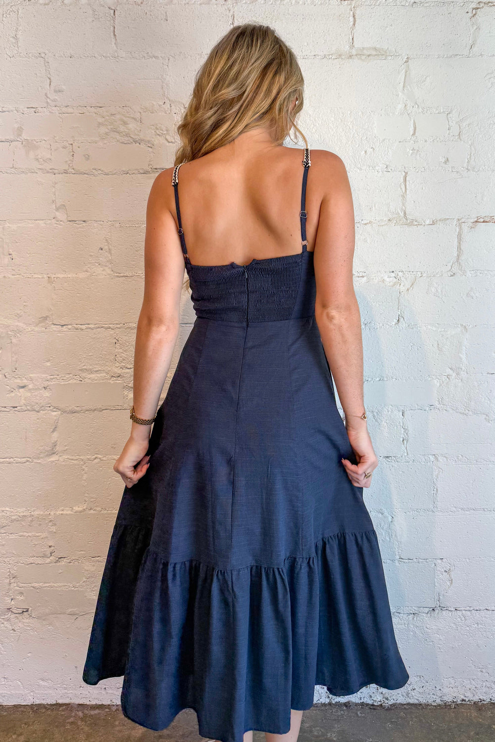 The Framed Midi Dress, adeline boutique, dallas boutique, boutique