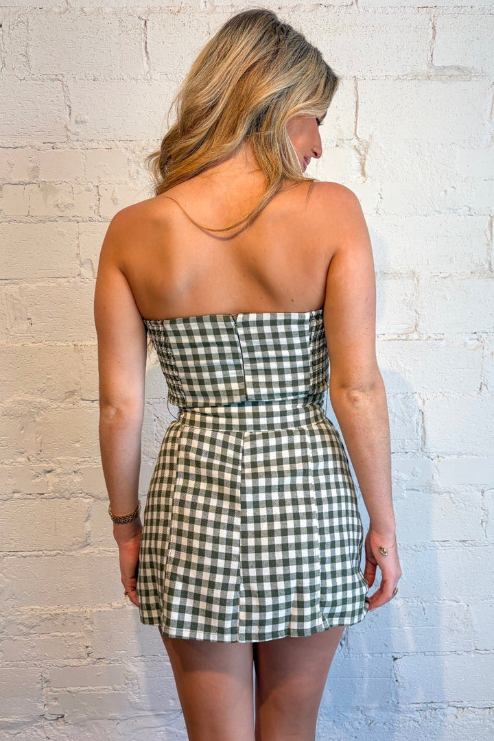 Summer gingham dress, boutique, dallas boutique