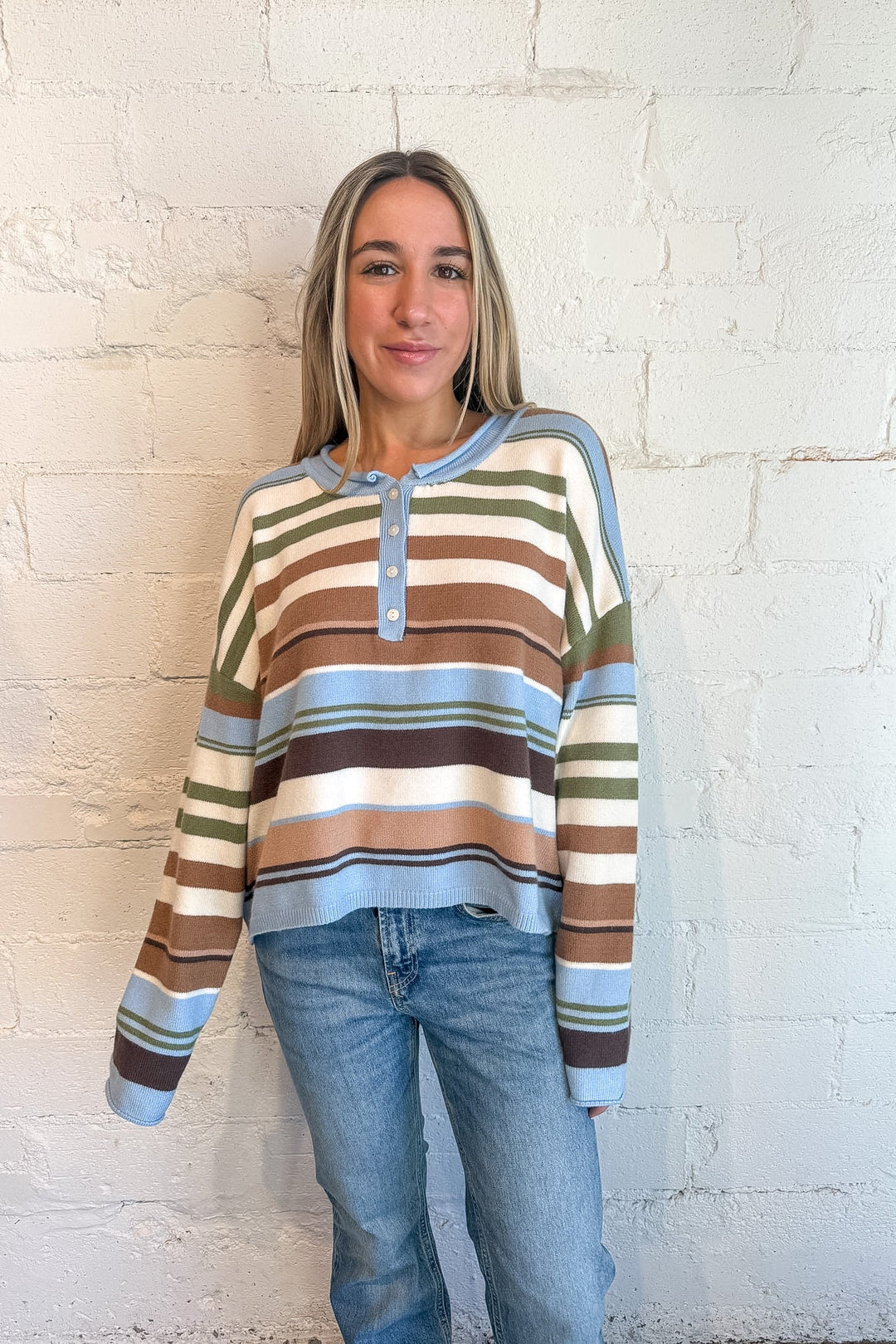 The Retro Club Sweater, striped sweater, fall sweater