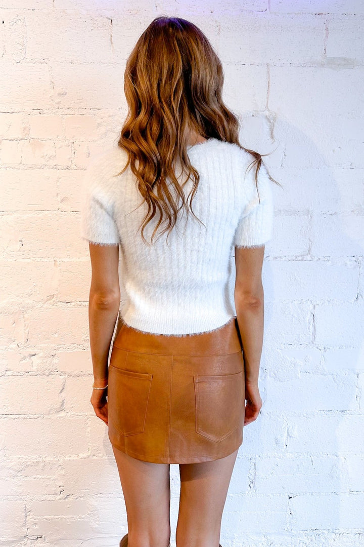 Toffee Trend Mini Skirt