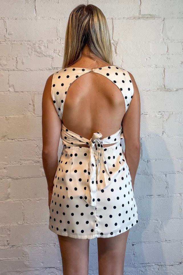 polka dot summer dress, boutique, dallas boutique