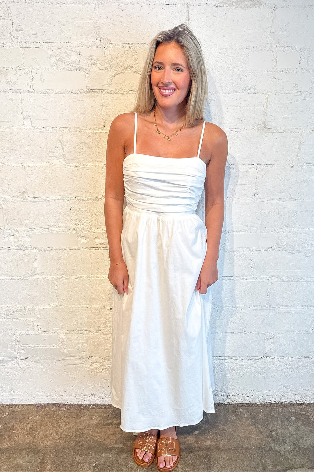 Liv Maxi Dress, Maxi Dress, Spring and Summer Dresses,Adeline Boutique, Dallas Boutique, Dresses, Maxi, White Dress, Vacation Styles