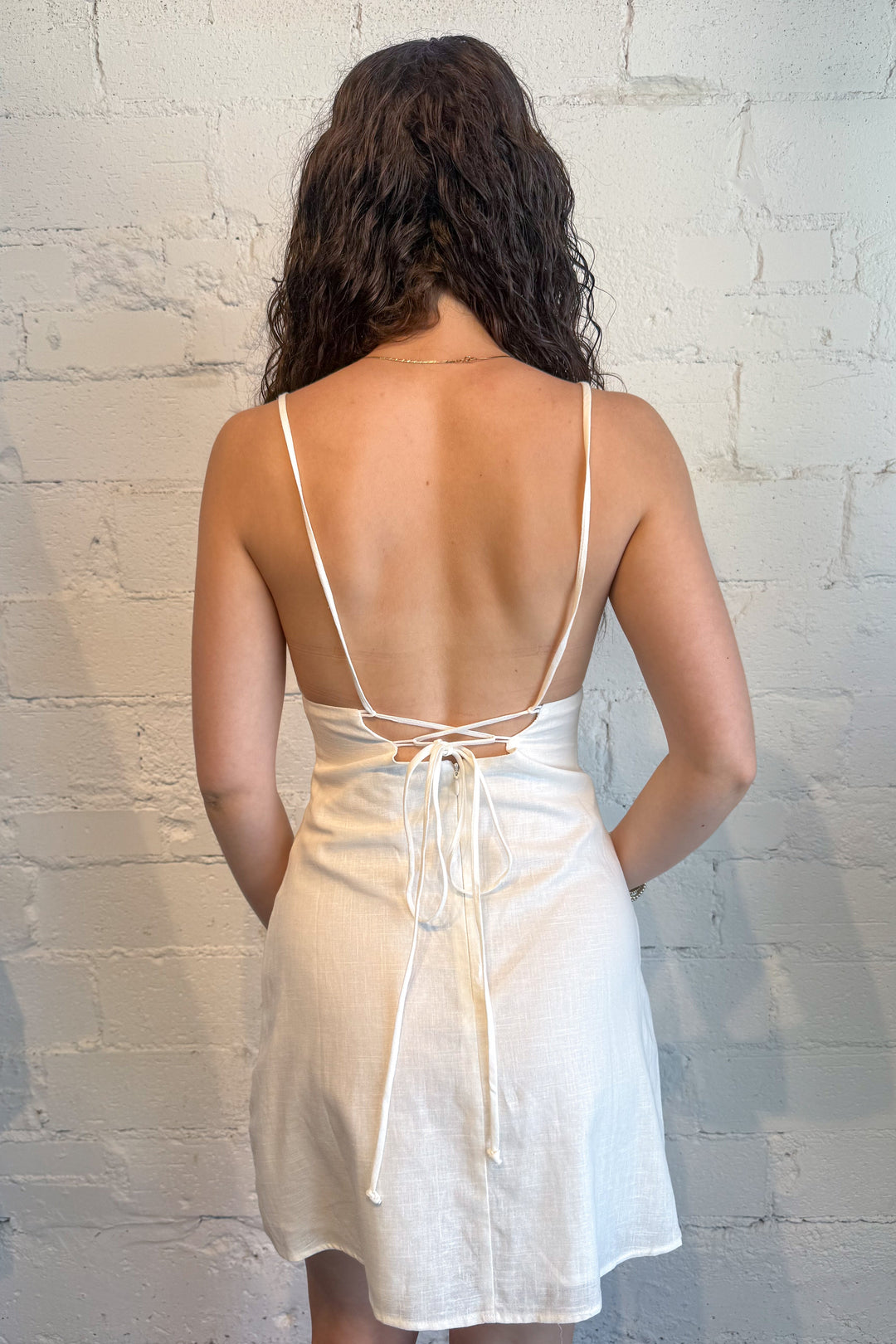 White Main Character Mini Dress, dress, dresses, dallas boutique, adeline boutique, boutique