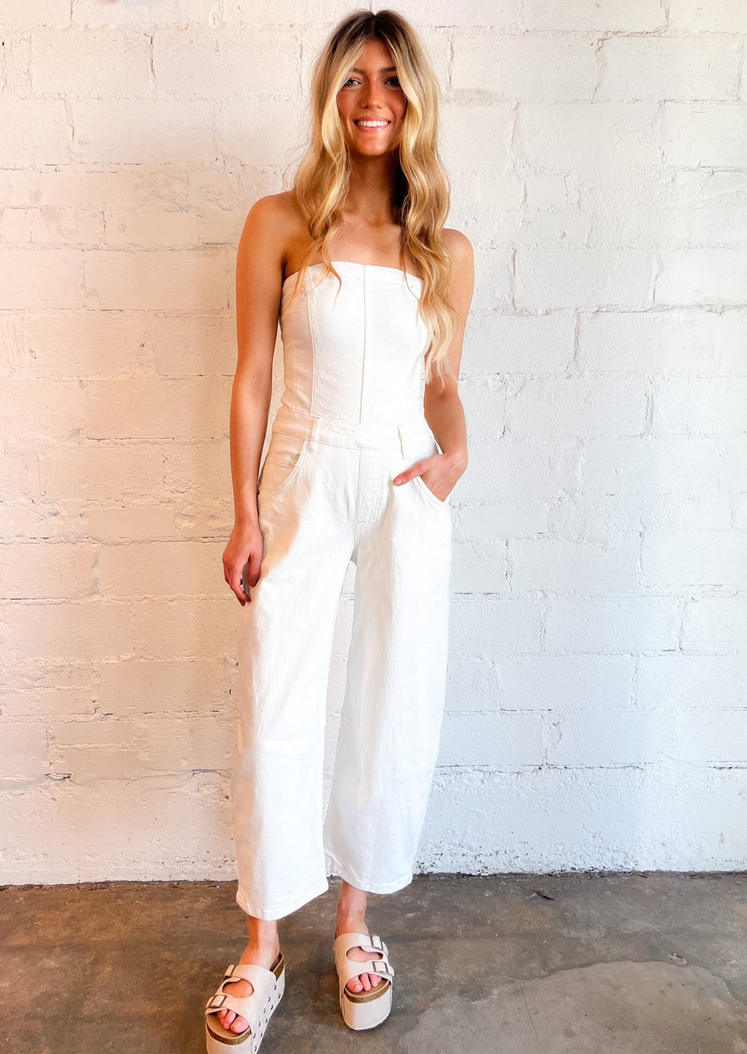 free people, jumpsuit, jumpsuits, free people je suis pret barrel leg jumpsuit