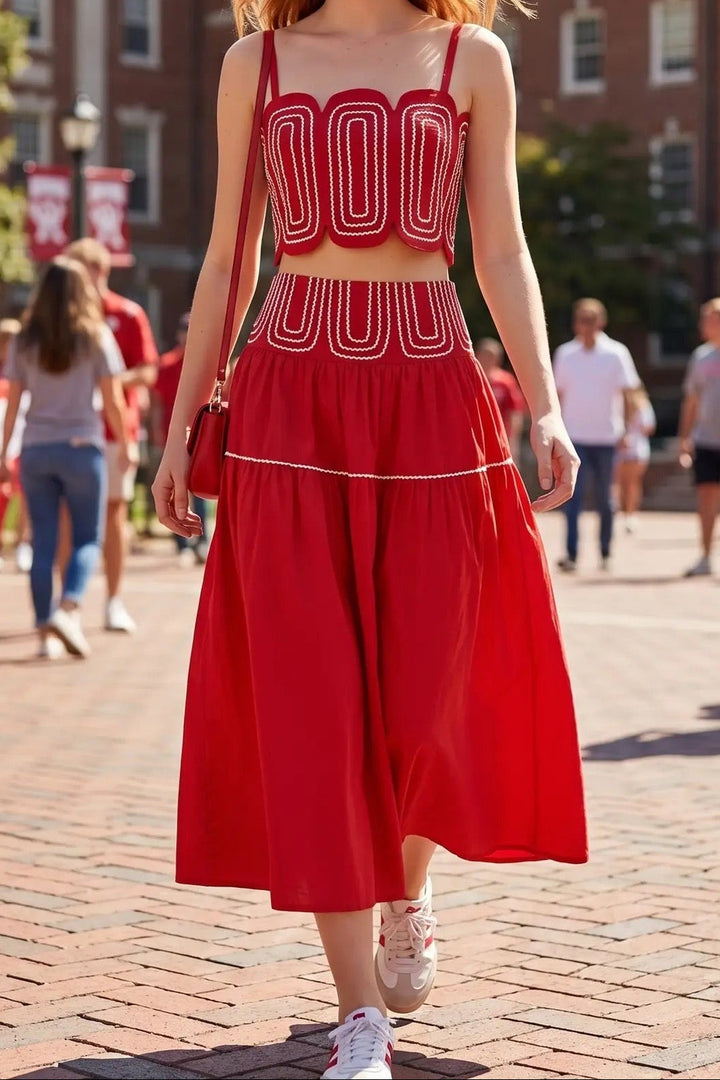 Coastal Charm Maxi Skirt