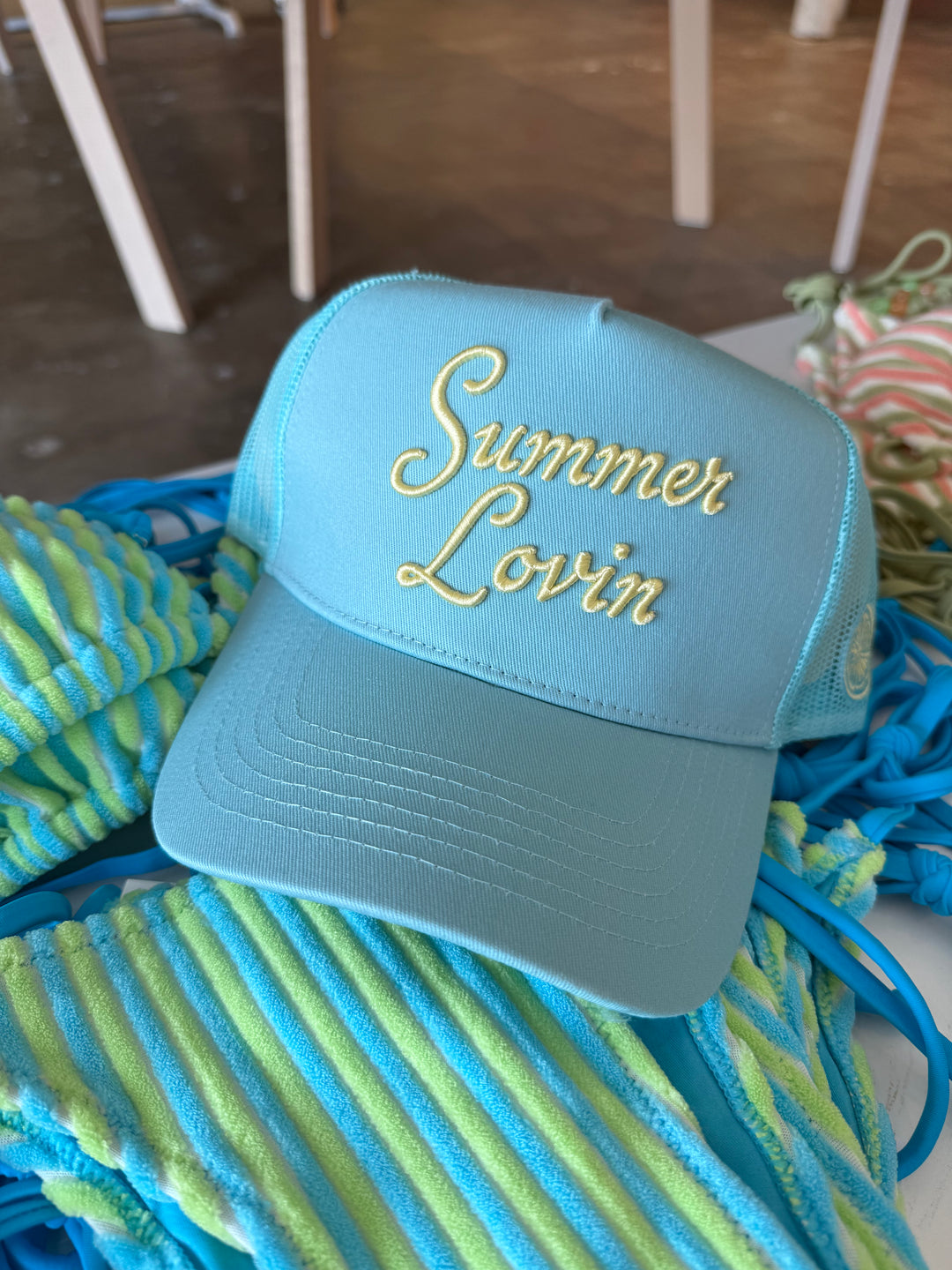  trucker hat, summer lovin, dallas boutique, boutique shopping, cute trucker hat 