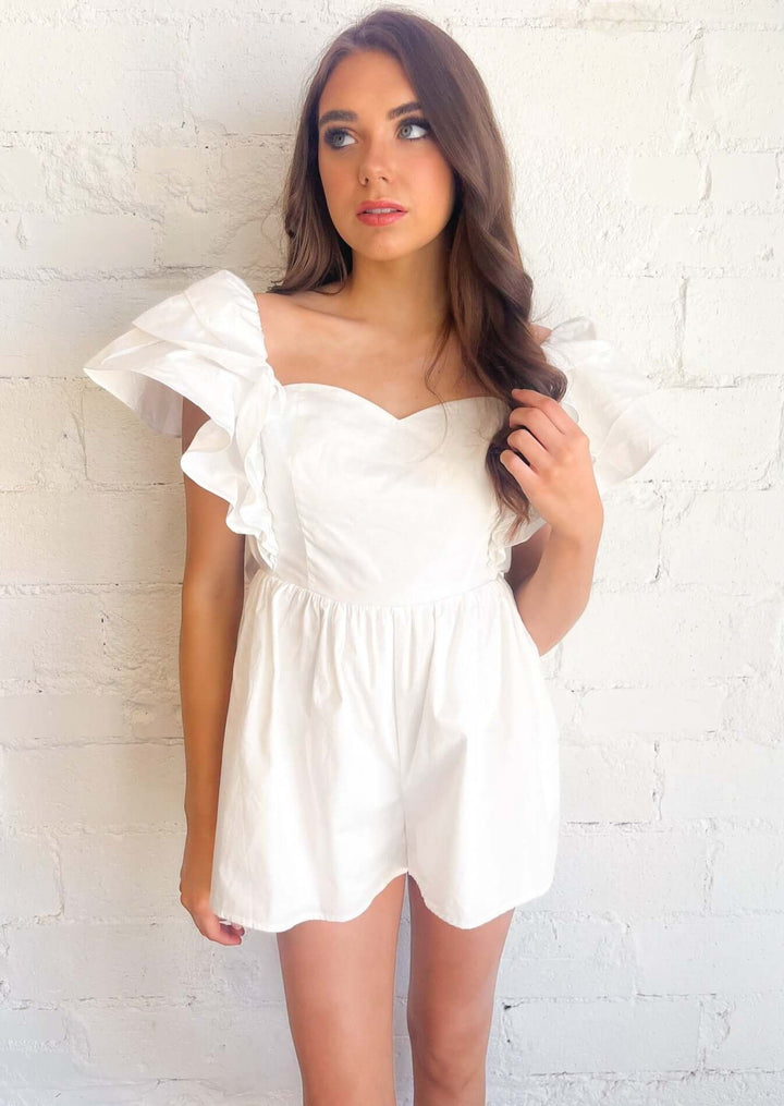 Cute As A Button Romper, romper, Adeline, Adeline, dallas boutique, dallas texas, texas boutique, women's boutique dallas, adeline boutique, dallas boutique, trendy boutique, affordable boutique