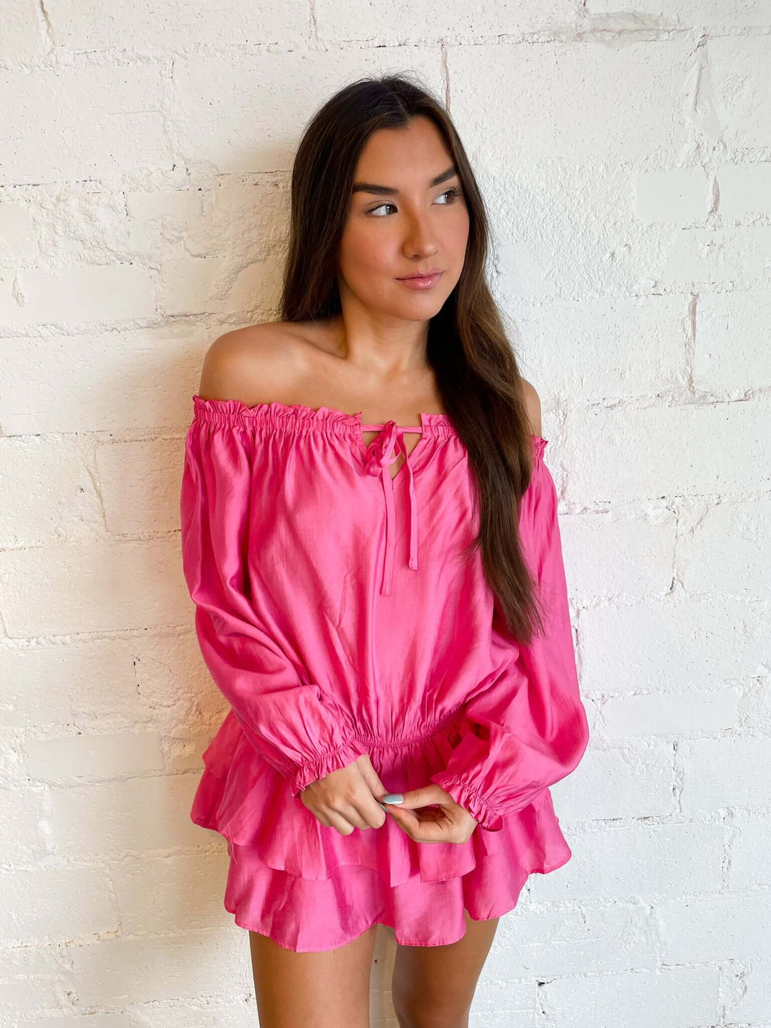 A Touch Of Sugar Romper, romper, Adeline, Adeline, dallas boutique, dallas texas, texas boutique, women's boutique dallas, adeline boutique, dallas boutique, trendy boutique, affordable boutique